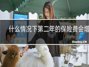 什么情况下第二年的保险费会增加