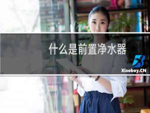 什么是前置净水器