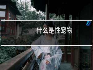 什么是性宠物