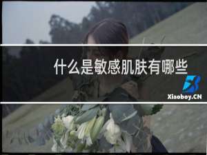 什么是敏感肌肤有哪些表现图片（什么是敏感肌肤）