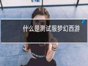 什么是测试服梦幻西游