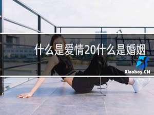 什么是爱情 什么是婚姻
