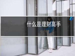 什么是理财高手