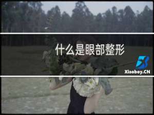 什么是眼部整形
