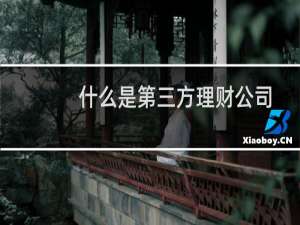 什么是第三方理财公司
