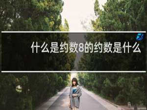 什么是约数8的约数是什么