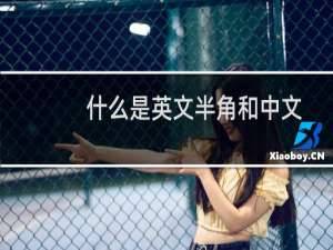 什么是英文半角和中文全角（什么是英文半角逗号）