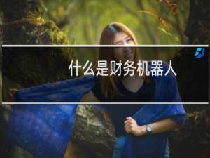 什么是财务机器人
