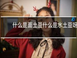 什么是面土豆什么是水土豆呀