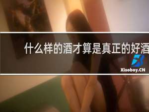 什么样的酒才算是真正的好酒