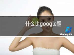 什么比google翻译器、在线翻译更准确？