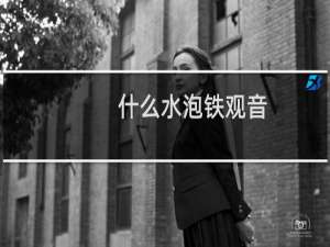 什么水泡铁观音