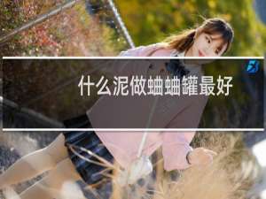什么泥做蛐蛐罐最好