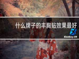 什么牌子的丰胸贴效果最好
