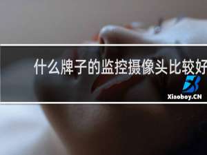 什么牌子的监控摄像头比较好