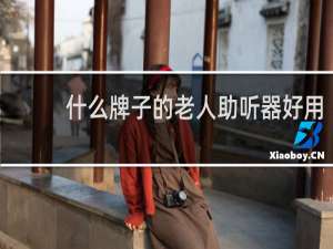 什么牌子的老人助听器好用