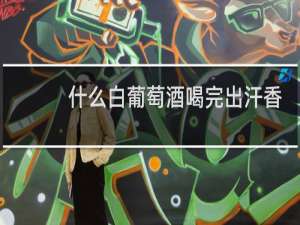 什么白葡萄酒喝完出汗香