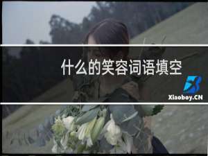 什么的笑容词语填空（什么的笑容）