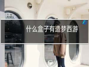 什么盒子有造梦西游