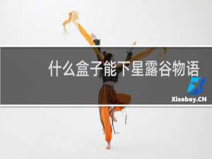 什么盒子能下星露谷物语