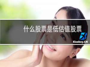 什么股票是低估值股票