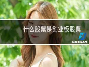 什么股票是创业板股票