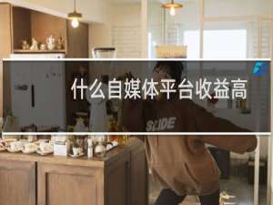 什么自媒体平台收益高