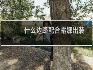 什么边路配合露娜出装