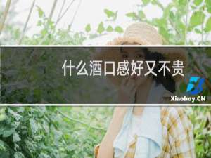 什么酒口感好又不贵