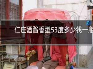 仁庄酒酱香型53度多少钱一瓶