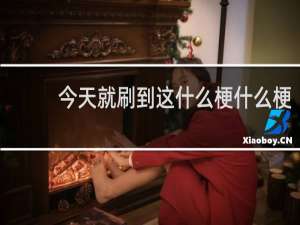 今天就刷到这什么梗什么梗
