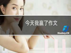 今天我赢了作文