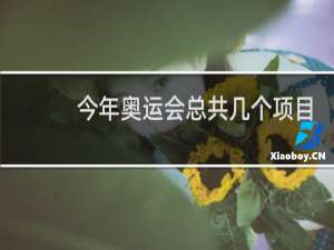 今年奥运会总共几个项目