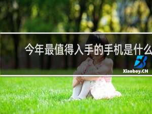 今年最值得入手的手机是什么