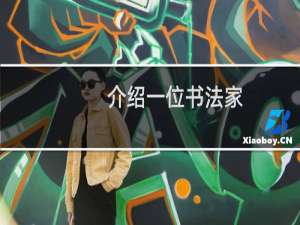 介绍一位书法家