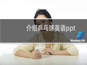 介绍乒乓球英语ppt
