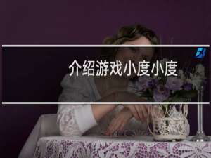 介绍游戏小度小度