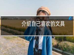 介绍自己喜欢的文具