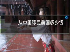 从中国移民美国多少钱