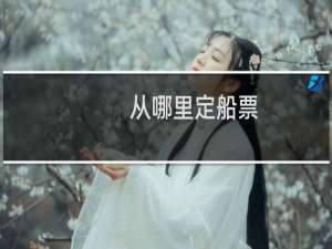 从哪里定船票