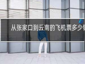 从张家口到云南的飞机票多少钱