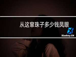 从这窜珠子多少钱凤眼