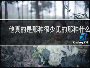 他真的是那种很少见的那种什么梗