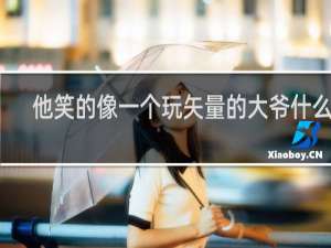 他笑的像一个玩矢量的大爷什么梗