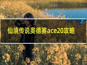 仙境传说奥德赛ace 攻略