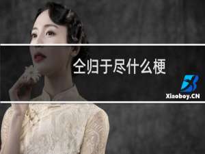 仝归于尽什么梗