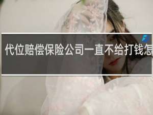 代位赔偿保险公司一直不给打钱怎么办