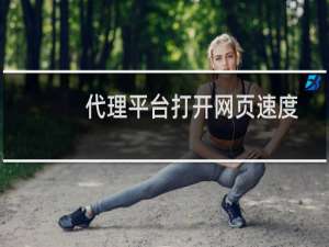 代理平台打开网页速度慢！