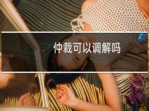 仲裁可以调解吗