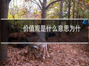 价值观是什么意思为什么要有核心价值观（价值观是什么意思举例）